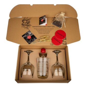 Smidgin London Dry 700ml 41% 2 Glasses GBX