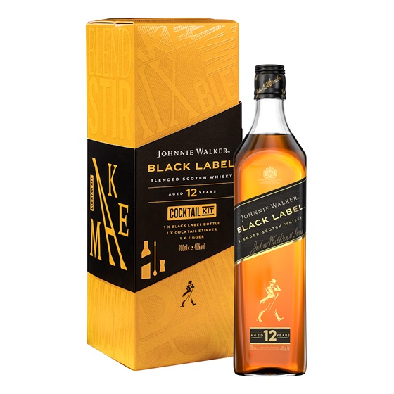 Johnnie Walker Black Label Coctail Set 40% 700ml - Image 2