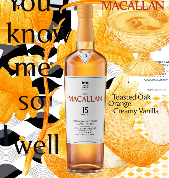 Macallan 15YO Colour Collection 43% 700ml - Image 2